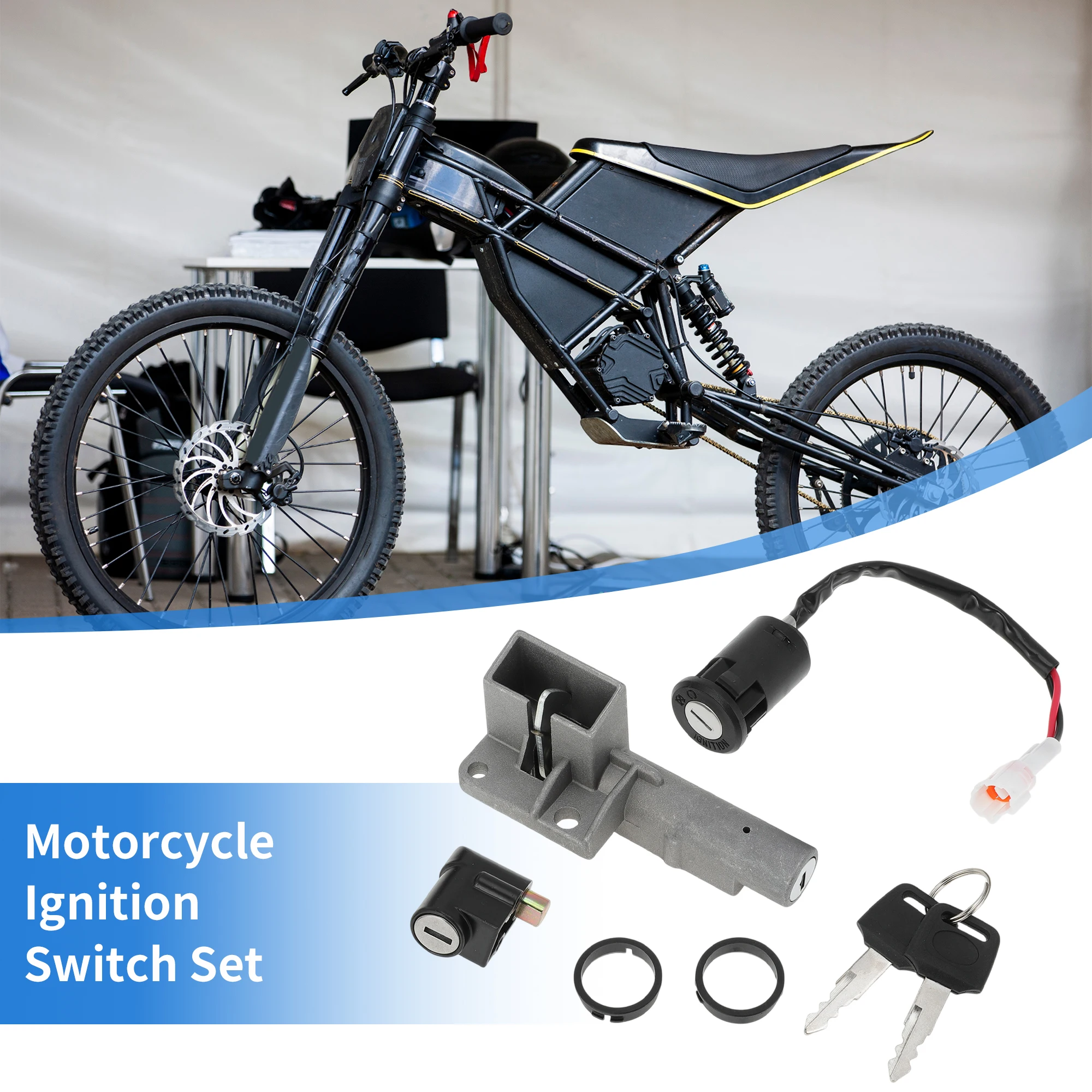 X Autohaux Motorcycle Ignition Lock Switch Set for Surron Light Bee X/S Segway X260 X160