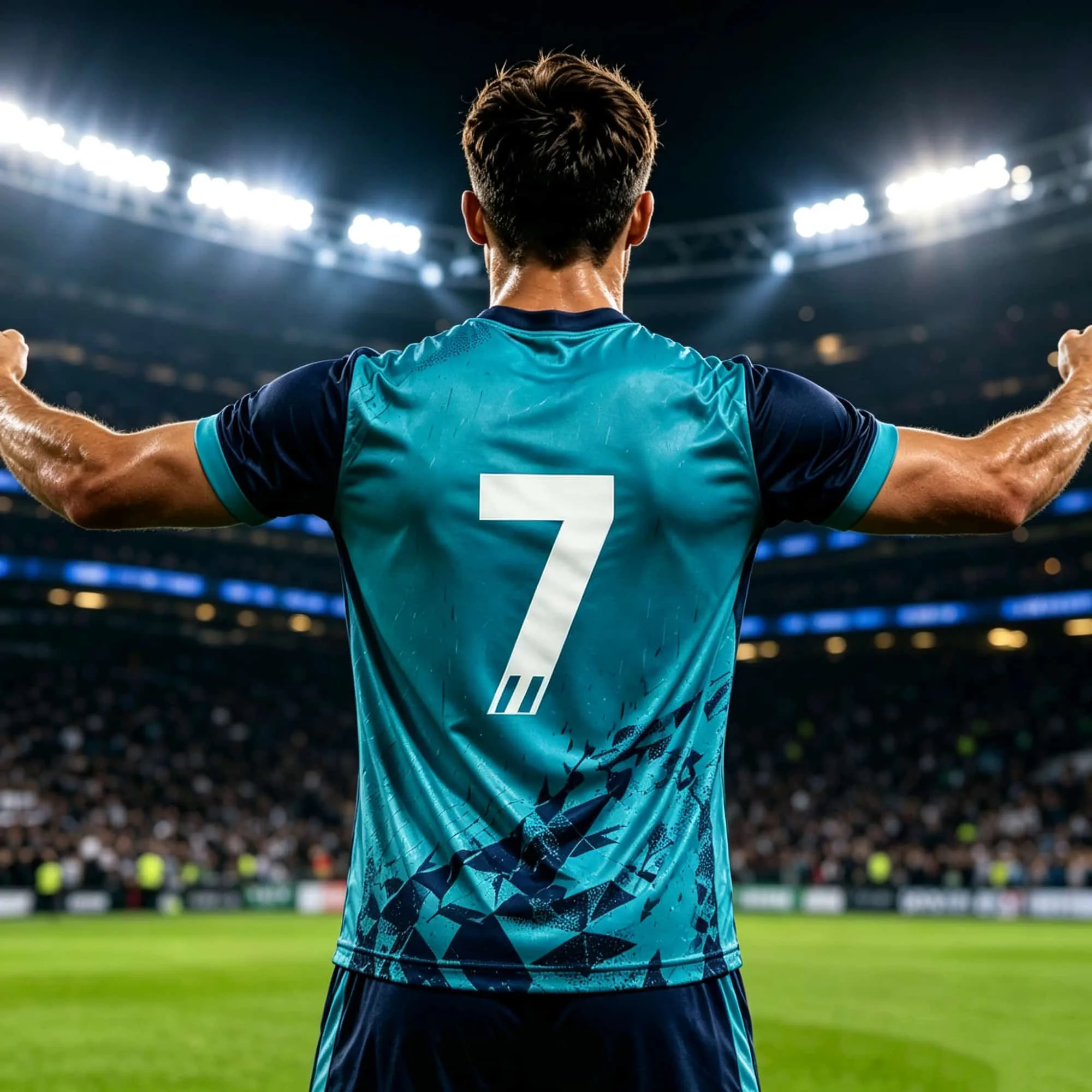 Outdoor Competition Football Jersey For Men Lightweight Quick Dry Short Sleeve Soccer Game Training Sport Top