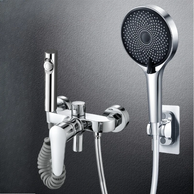 

Copper Core Shower Faucet Set for Bathroom - Concealed Mixer Valve for Shower Enclosure & Bathtub, Easy Installation