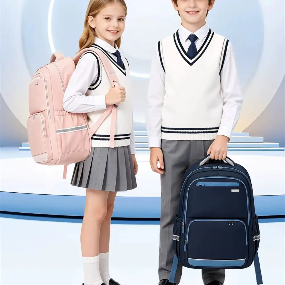 Sun Eight Orthopedic School Bag Boy Girl Mochila Escolar Primary Student Shoulder Backpack Water Proof Large Capacity Light