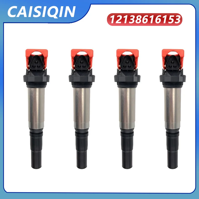 

4pcs Ignition Coil Ignition System12138616153 12137594596 For BMW E81 E87 F20 E90 F30 F35 E60 F10 F07 F01 F02 F02 E70 E71 F15 F2