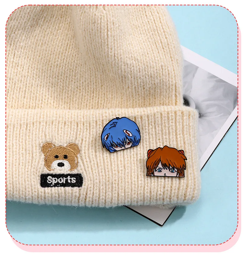 He Ye Century Warrior Junior Asuka Costume Ensemble de 5 pièces : chapeau, sac, trousse à crayons, accessoires, Anime Merch, badges, broche, cadeau