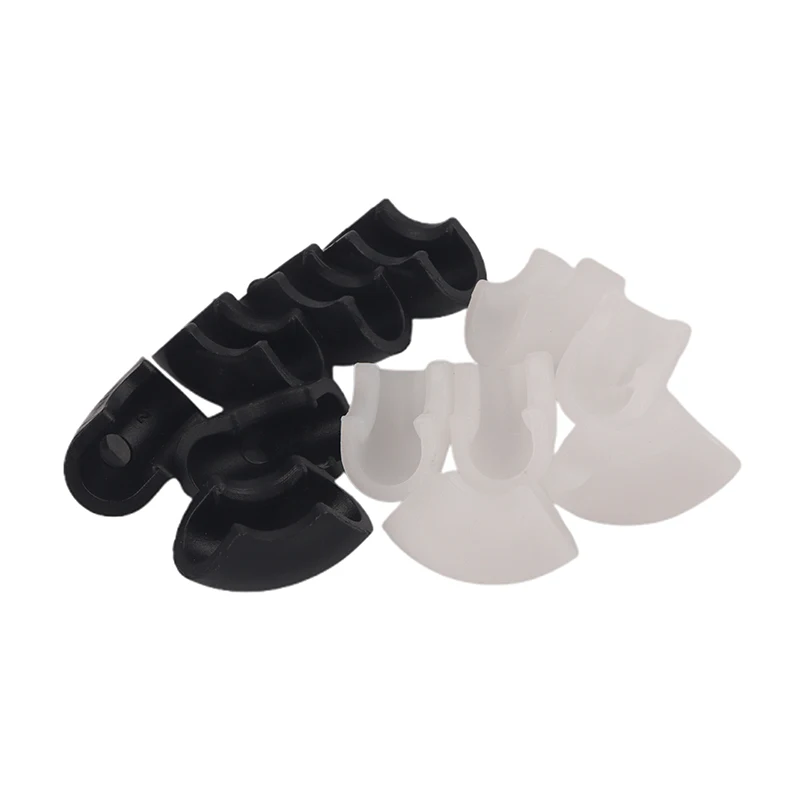 20pcs/lot Plastic Chair Leg Caps Sock Stool Anti-front Tilt U-shaped Tube Rear Pad 10mm Pipe Clamp Non-slip Furniture Leg Pads