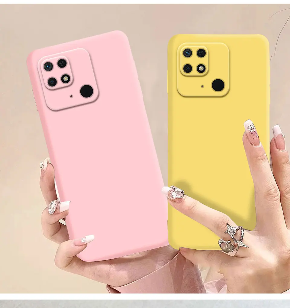 Silikon-Handyhülle für Xiaomi Redmi 10C 10A 9A 9C NFC 12c Redmi Note 10 10S 11 11s 12s 12 Pro 5G A1 A2 Plus Schutzhülle – Detail 7