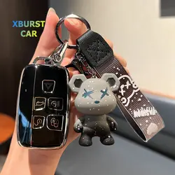 TPU Shell Fob For Land Rover Range Rover Sport Evoque Freelander2 For Jaguar XF XJ XJL XE C-X16 XKR XK Car Remote Key Cover Case