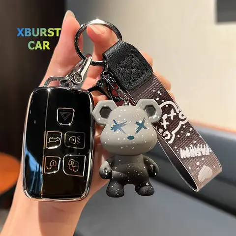 자동차 원격 키 커버 셸 케이스 랜드 로버 레인지 로버 스포츠 Evoque Freelander2 재규어 XF XJ XJL XE C-X16 XKR XK