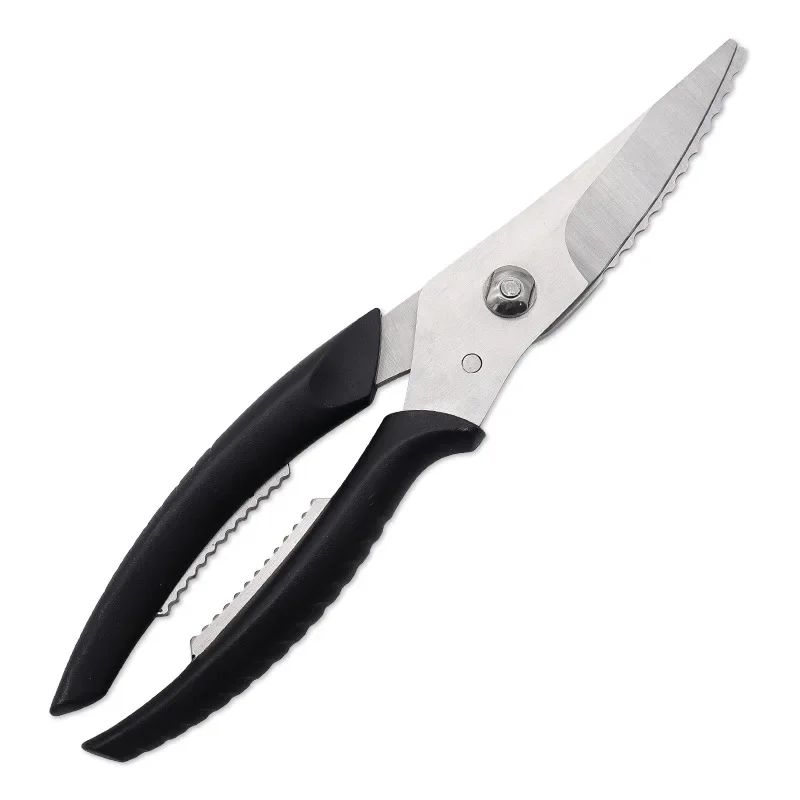 Dobeli 3mm Thick Stainless Steel Chicken Bone Scissors ABS Comfort Handle Kitchen Shear With Fish Scaler Hand Tools For Home
