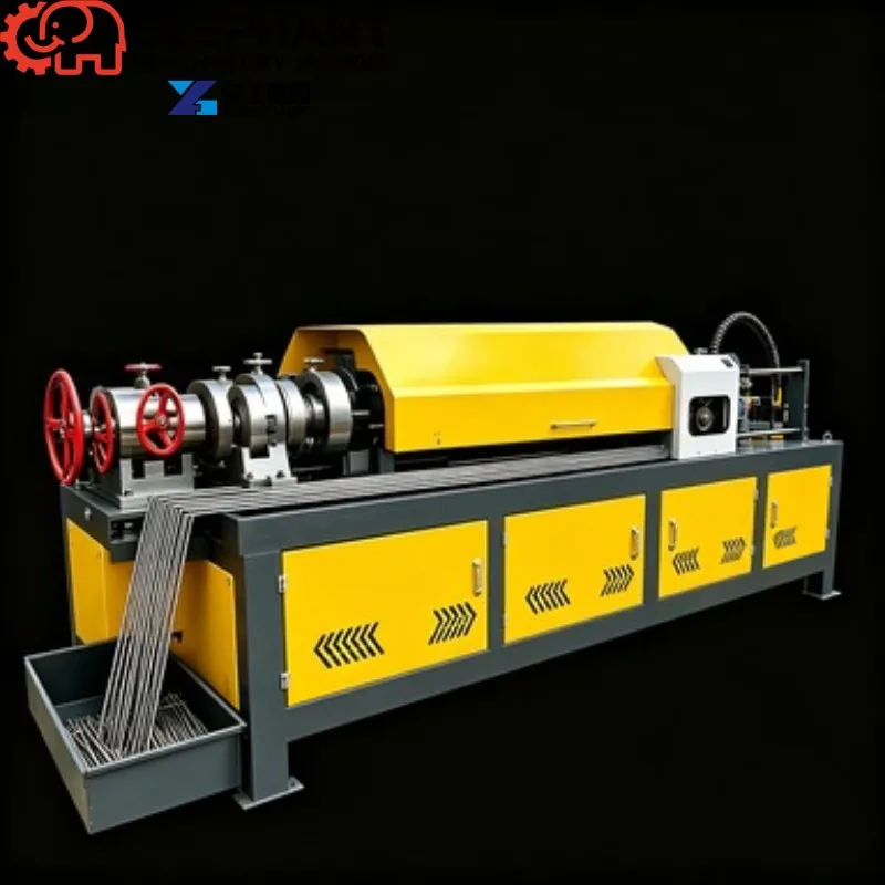 Steel Bar Straightener And Cutter, High Performance Frequency Conversion Energy Saving Rebar Machine