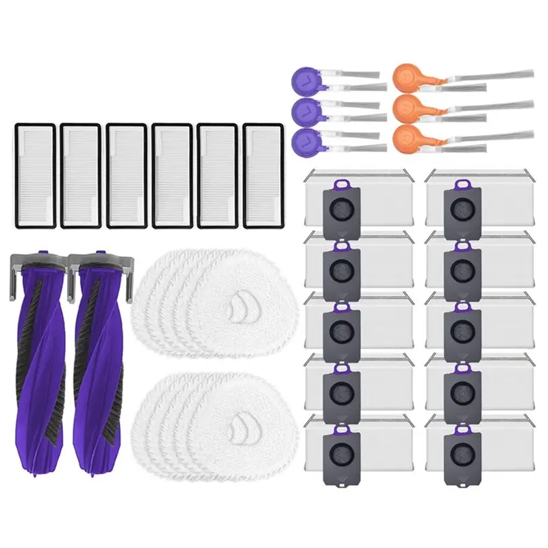 Pièces détachées neuves d'usine pour aspirateur robot Narwal Freo Z10 Ultra : brosse principale, brosse latérale, serpillière, f