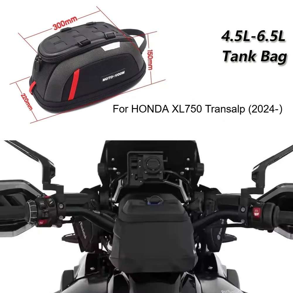 

Сумка для топливного бака мотоцикла Honda Transalp XL750 2024 2025, магнитная быстросъемная сумка для бака, сумка для хранения багажа, навигационная сумка