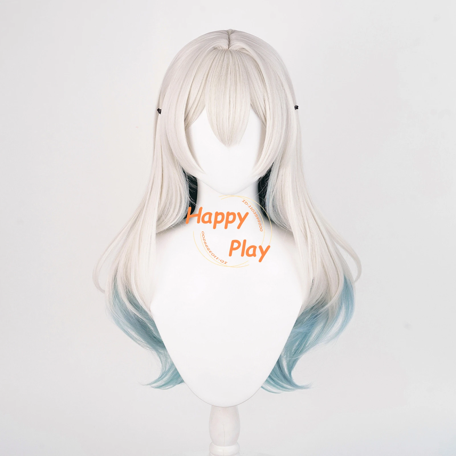 Synthetic Hair Honkai Star Rail Firefly Cosplay Wig 67cm Long Straight Gradient Anime Wigs Heat Resistant Wig + Wig Cap