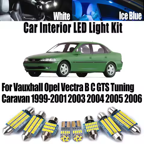 Canbus For Vauxhall Opel Vectra B C GTS Tuning Caravan 1999 2000 2001 2003 2004 2005 2006 Car LED Interior Ceiling Map Light Kit