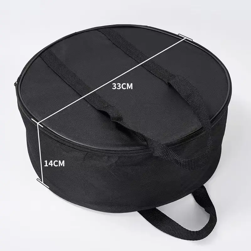Round Square Camping Stove Storage Bag Oxford Fabric Organizer Pouch For Outdoor Picnic Hiking Gear Travel Essentials