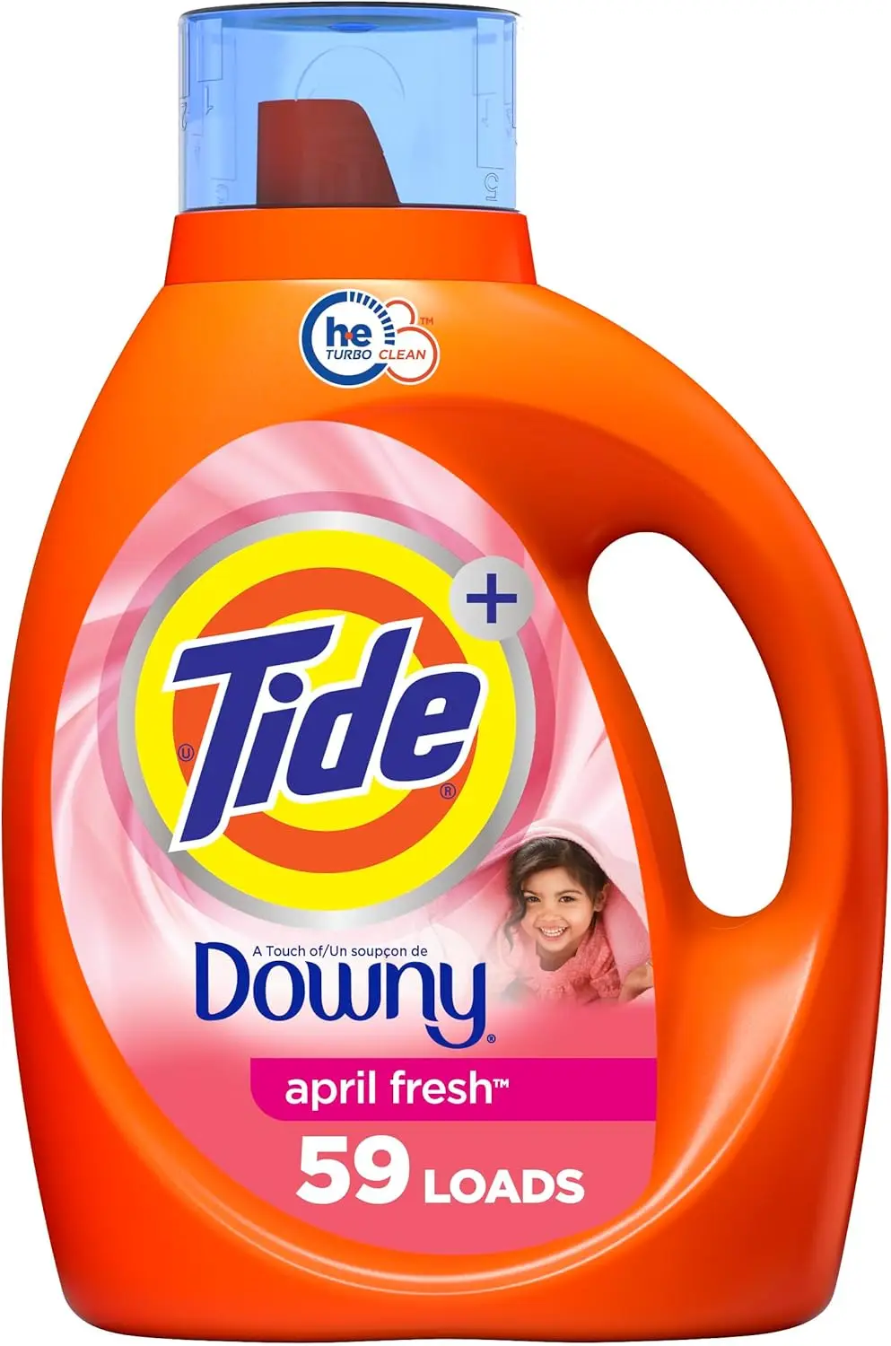 

Ultra Downy Liquid Laundry Detergent, April Fresh Scent, 84 fl oz for 59 Loads with Long-Lasting Freshness