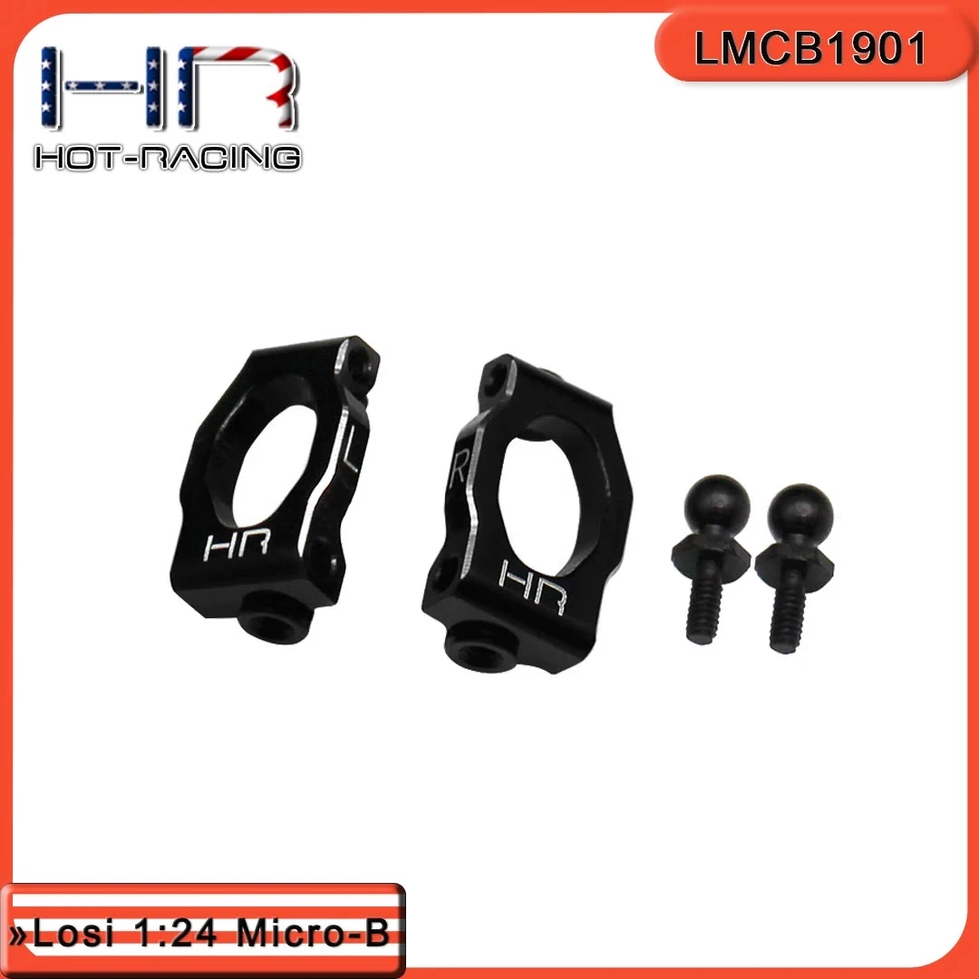 Hot Racing Aluminum Caster Blocks For 1/24 Losi 2WD Micro-B