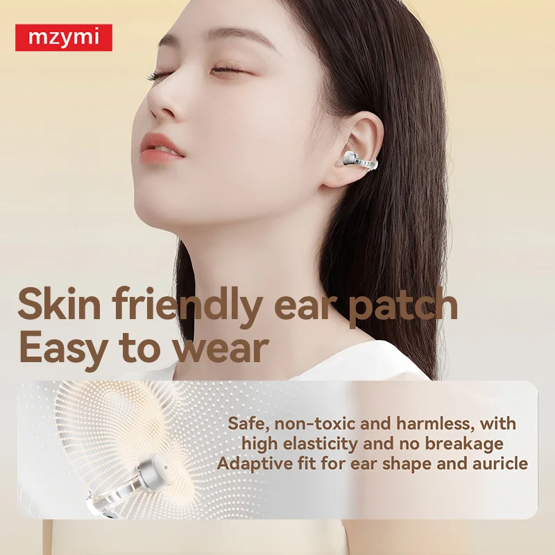 mzymi S39 Ear Clip ENC Wireless Earbuds Bluetooth5.4 Headphone Noise Reduction OEM Earphones LED Digital Display For XIAOMI