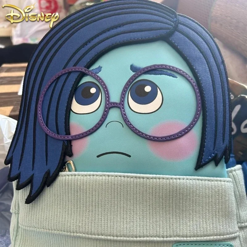 

Hot Disney Pixar Inside Out Sadness Cosplay Mini-Rucksack Women'S Casual Bag Children'S Schoolbag Student Toy Birthday Gift