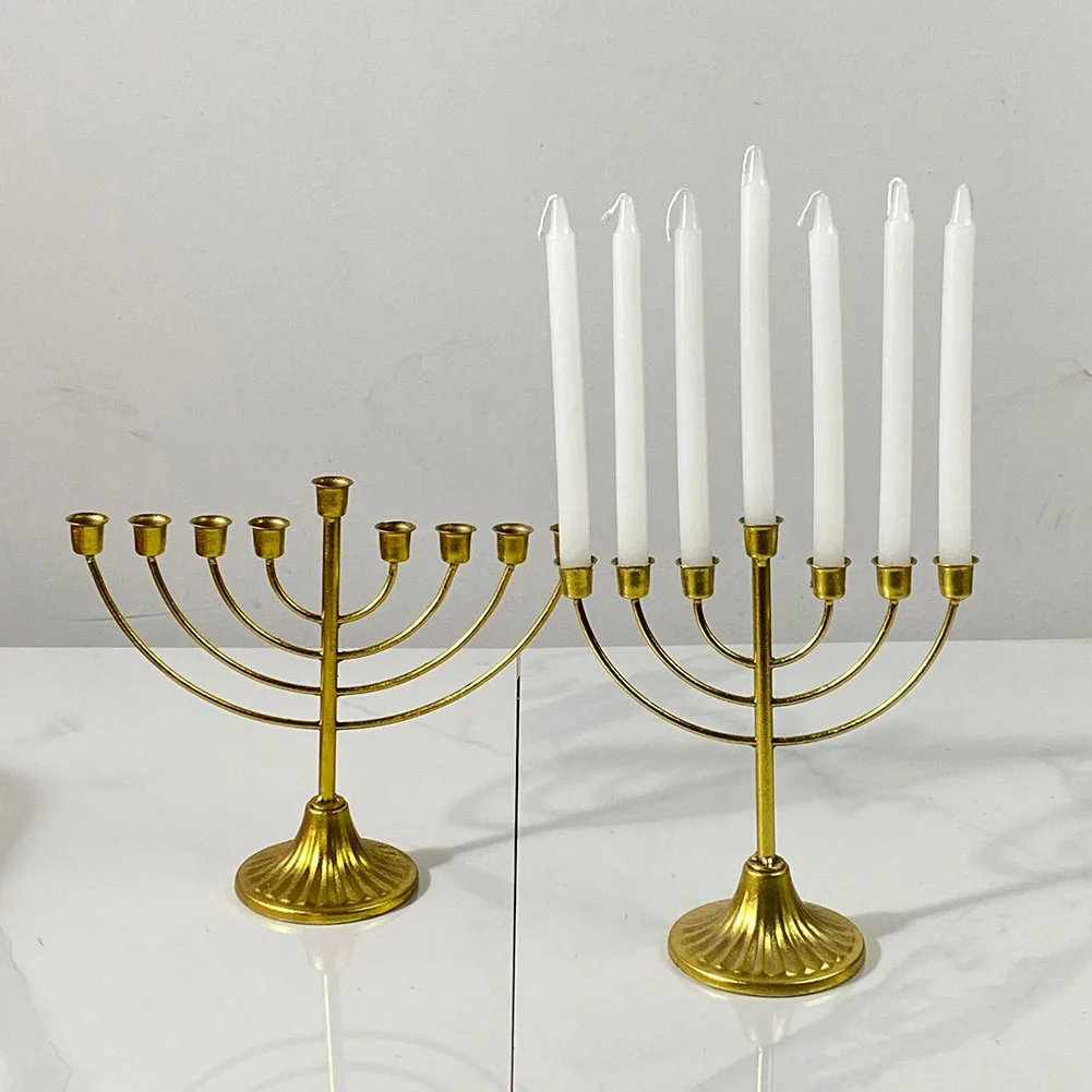 Candle Holder Menorah Hanukkah Menorah 7/9 Branch Menorah Hanukkah Candle Holder