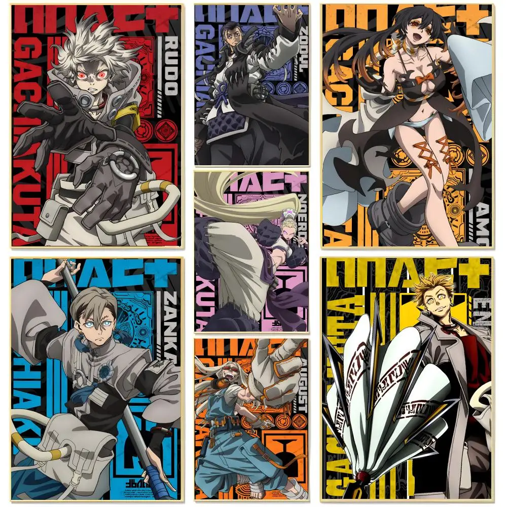 dark fantasy manga F-Fall Demon Warrior Poster Living Room Bedroom Decorative Print Unframed Decor