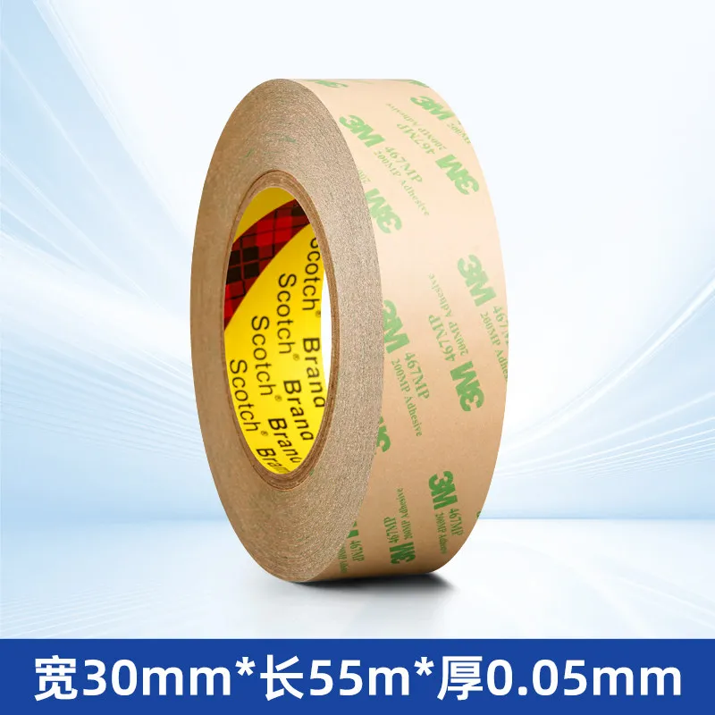 3M 467MP Dubbelzijdige Plakband Hoge Viscositeit Ultradun Waterdicht Sterk Transparant Tape voor Auto Decoratie Huisversiering