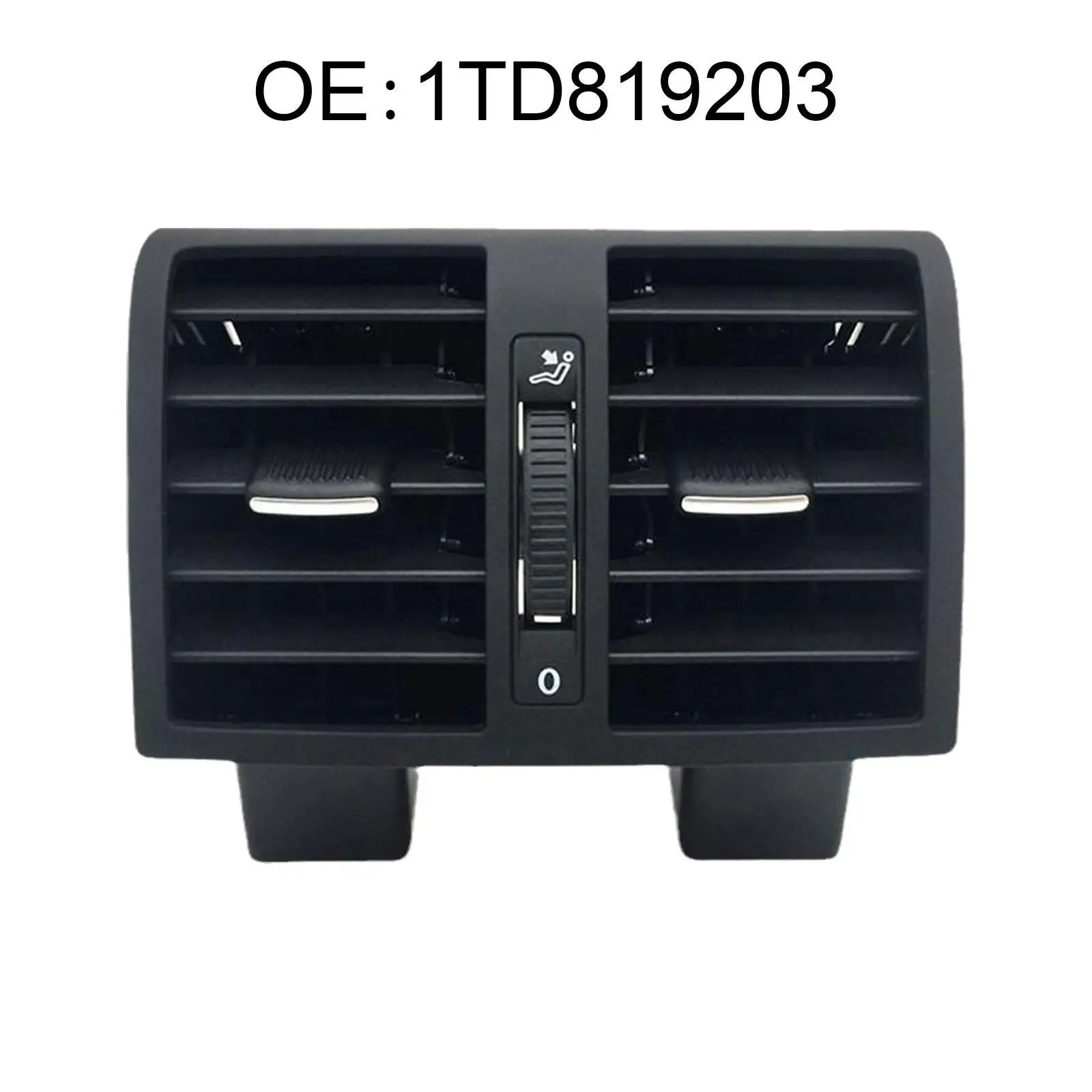 Car Rear AC Air Conditioning Outlet Vent 1TD819203A for VW Touran 2003-2015 Caddy 2004-2015 A/C Air Vent Outlet