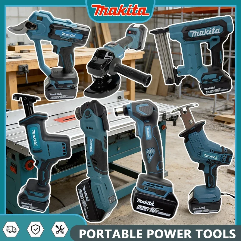 

Оптовая продажа инструментов Makita: беспроводной термофен, ручной тепловой пистолет, электрическая сабельная пила, портативная пила, электроинструменты