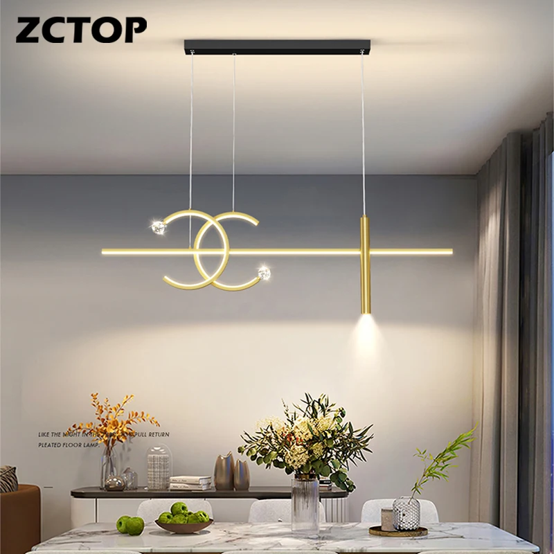 

Новинка, подвесные светильники для гостиной, столовой, кухни, офиса, бара, внутреннее освещение с регулируемой яркостью, подвесной светильник с дистанционным управлением, 110 В переменного тока