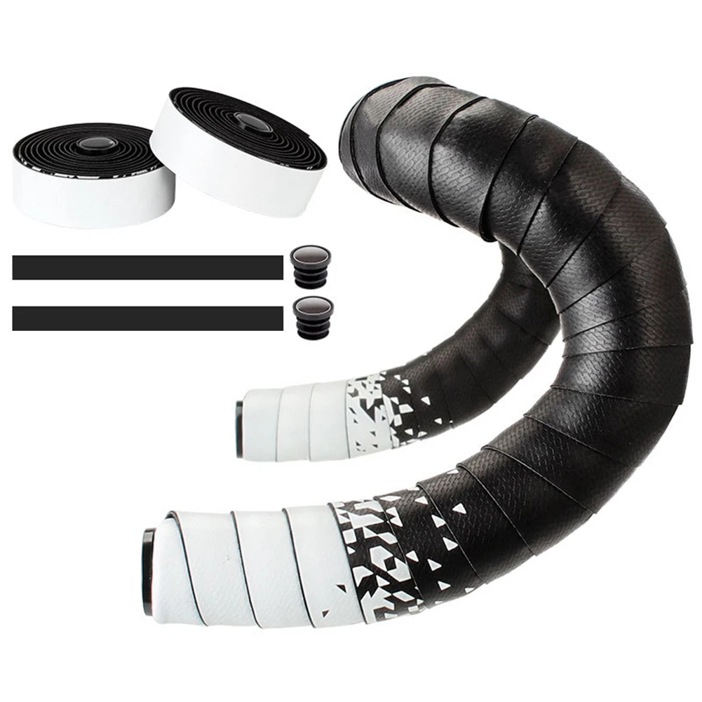 Elegant Gradient Bicycle Handlebar Tape Ergonomic Design for Comfortable Rides Made from PU EVA for Vibration Dampening