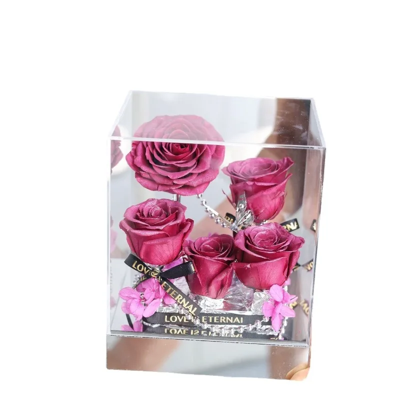 Eternal Rose Secret Garden, Creative Acrylic Flower Box