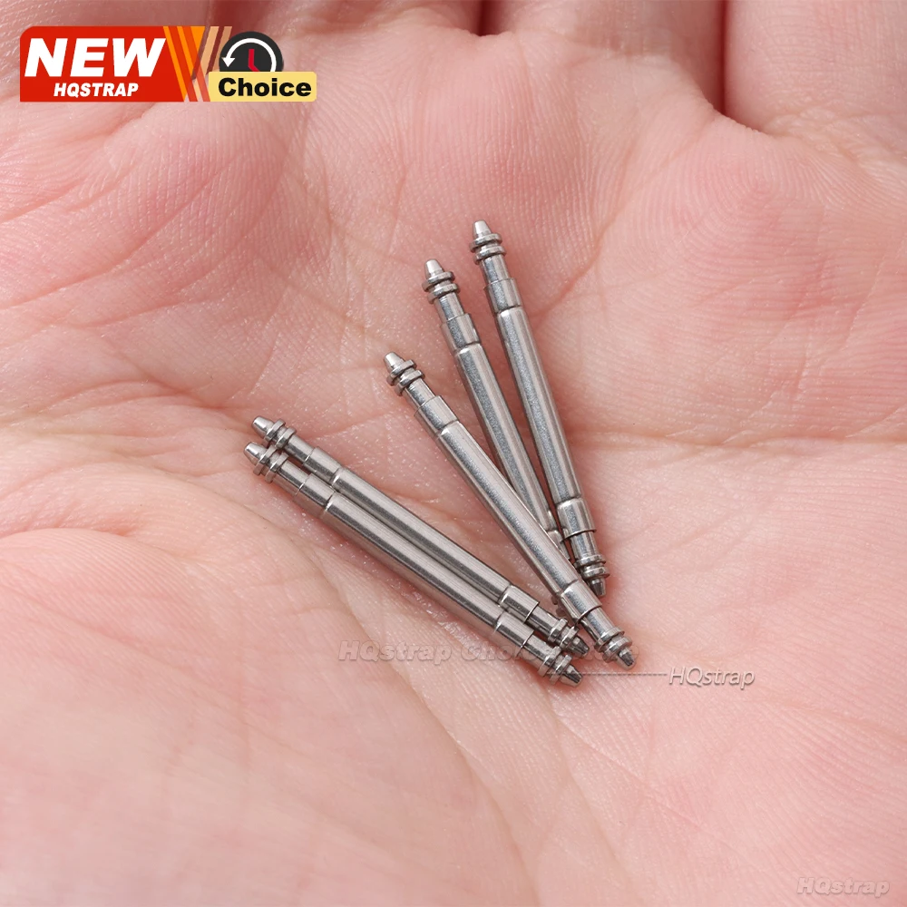 10 قطعة عالية الجودة الفولاذ المقاوم للصدأ الربيع القضبان Dia1.5/1.8/2.0 مللي متر سوار ساعة 20 مللي متر 21 مللي متر 22 مللي متر 19.5 مللي متر 20.5 مللي متر 21.5 حزام ربط دبابيس #4