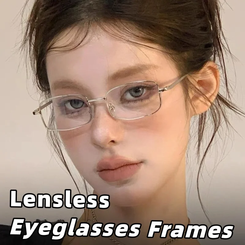

Elegant and Fashionable Metal-rimmed Spectacles Japanese-style Gold-wire Square Frames Ultra-lightweight Eyeglasses Frames