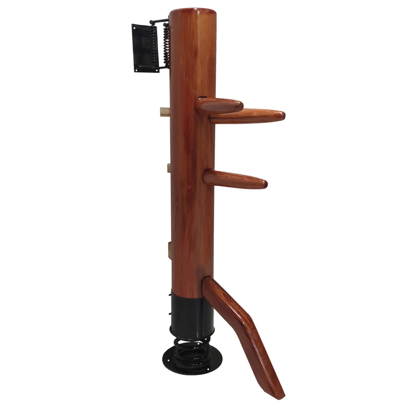 Muk Yan Jongs Wing Chun Wooden Dummy with Spring Setting