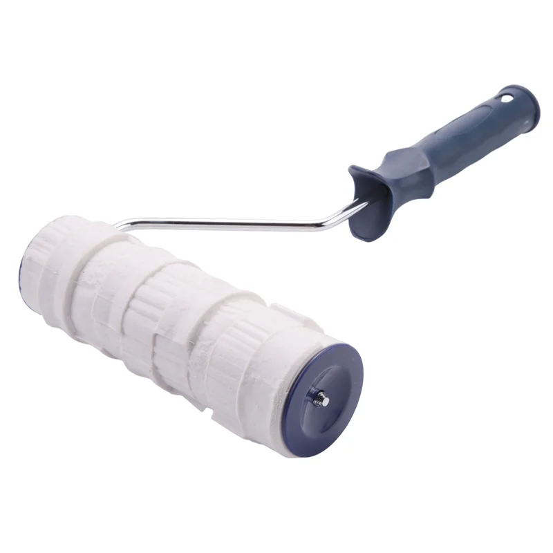 LLCS-Decorative Paint Roller Pattern Painting Tool Wall Diy Art Paint Texture Rolling Flower Roll