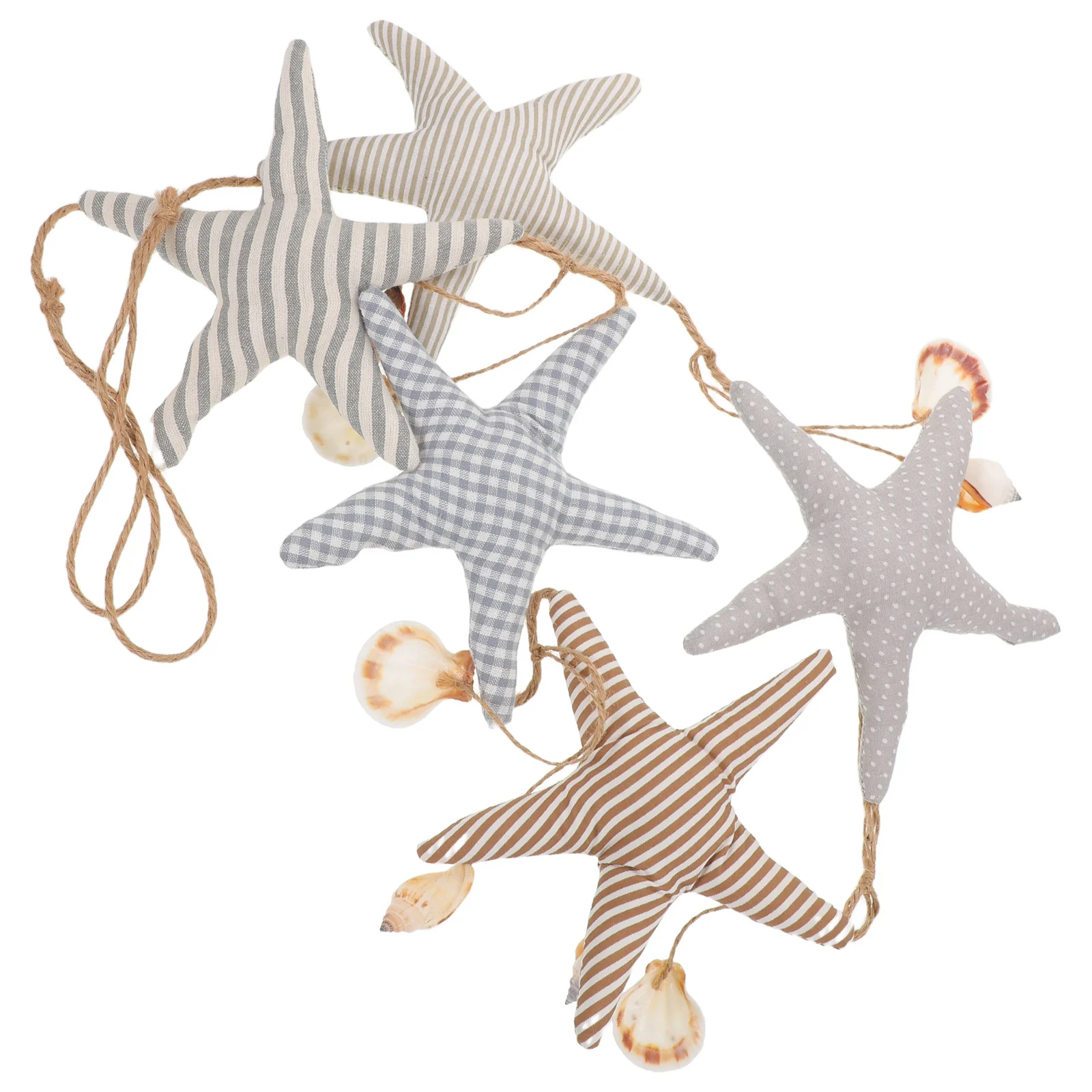 

Marine Nautical Wall Decoration Ocean-Inspired Sea Star Shell Conch Hanging Garland Room Beach Theme Nursery Wall Decor