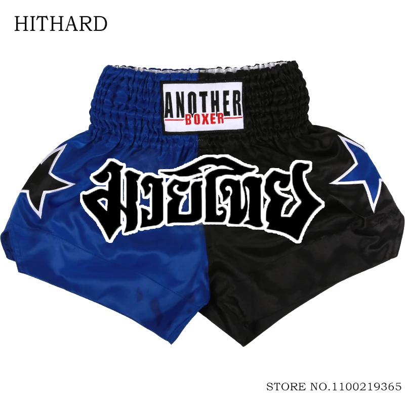 Muay Thai Pants Men Women Child Boxing Shorts Embroidery Gym Martial Arts Clothing MMA Cage Fighting Grappling Training Shorts