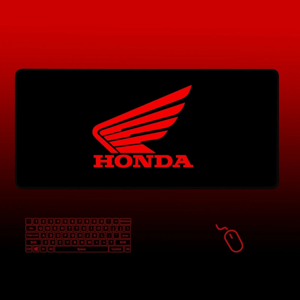 H-Hondas Mouse Pad Gamer Large Rubber Art Trendy Gaming Mouse Pad Locking Edge Big Computer Mousepad Laptop Desk Mat