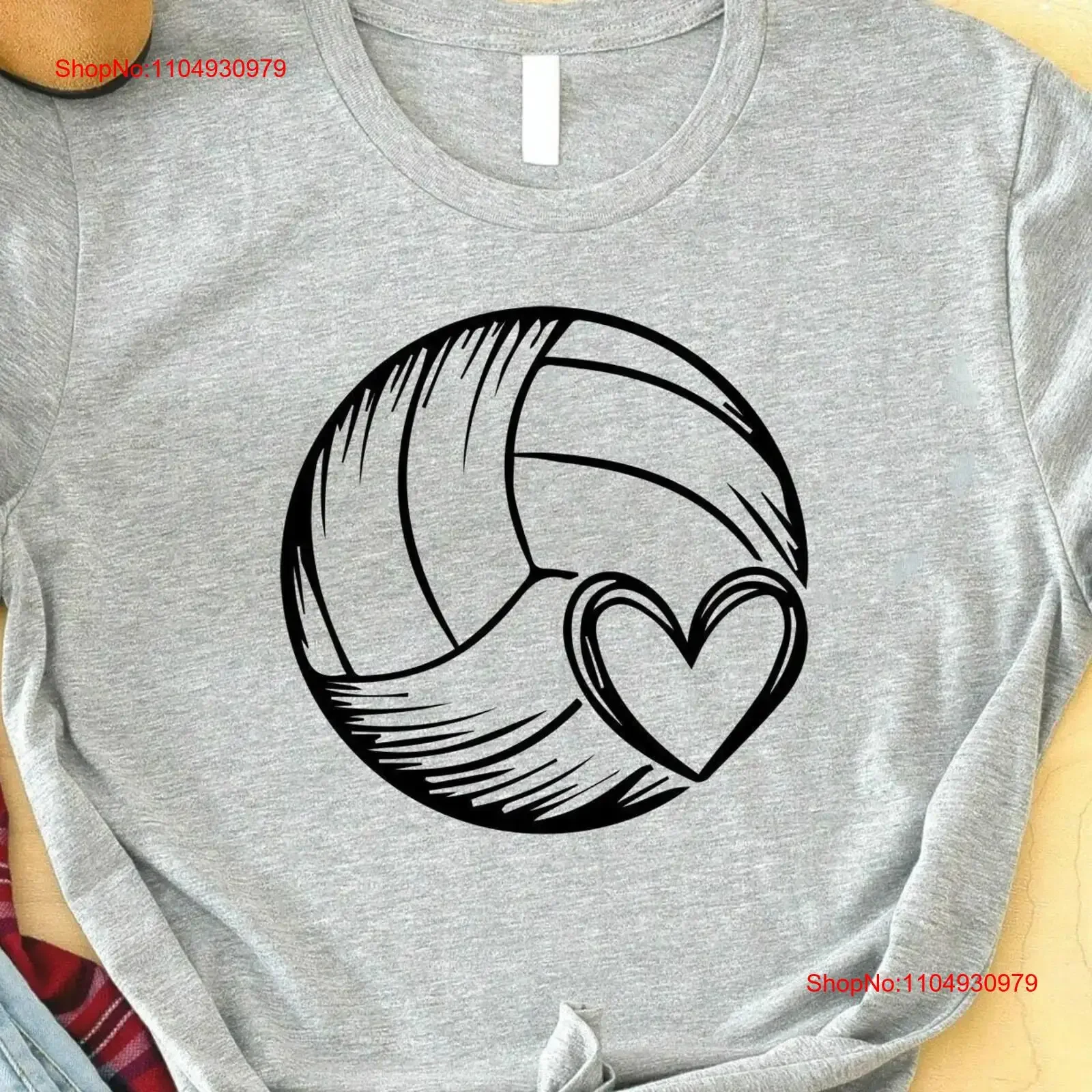 

Футболка с волейбольным сердцем, милая футболка SporT Team Lover s Game Day, винтажная стираная модная футболка унисекс, повседневная слегка с графикой