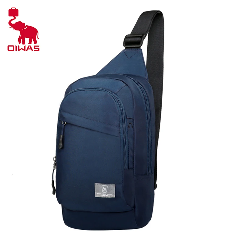 OIWAS – sac à bandoulière pour hommes, sacoche asymétrique épaule poitrine, sacs multifonctionnels mode garçons, sac à bandoulière pour Sport voyage