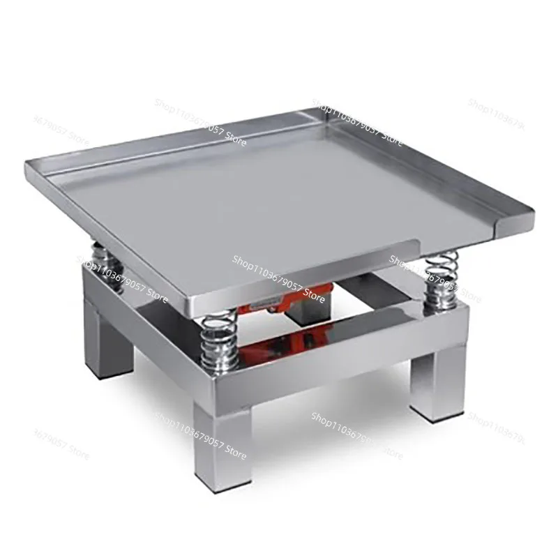 35 * 35CM Stainless Steel Vibration Table Small Concrete Cement Mortar Test Block Vibration Platform Equipment Tool 110V/220V