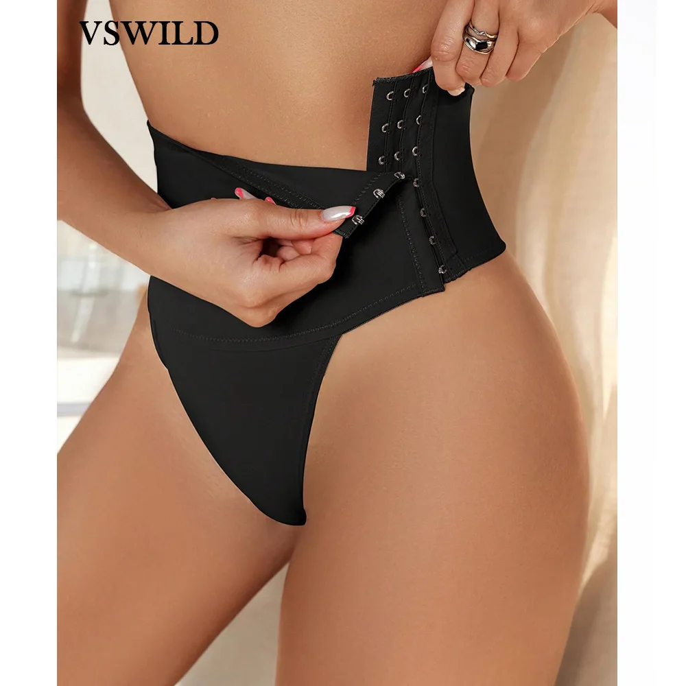 

Fajas Colombiana Women's Seamless Waist Trainer Panties High Waist Butt Lifting Pants Hook and Eye Tummy Control Underwear