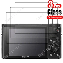 3PCS 9H Tempered Glass For SONY RX100 RX100M2 RX100M3 RX100M4 RX100M5 RX100M6 RX100M7 Camera LCD Screen Protector Cover Film