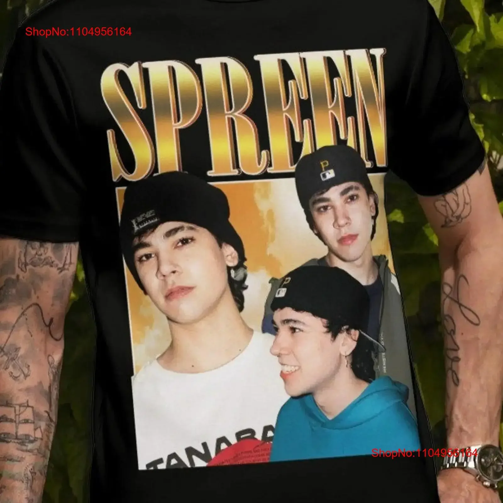 El Spreen Streamer Vintage Retro T Shirt Youtuber Merch Fan vintage Washed streetwear graphic homme Slightly Versatile Stylish