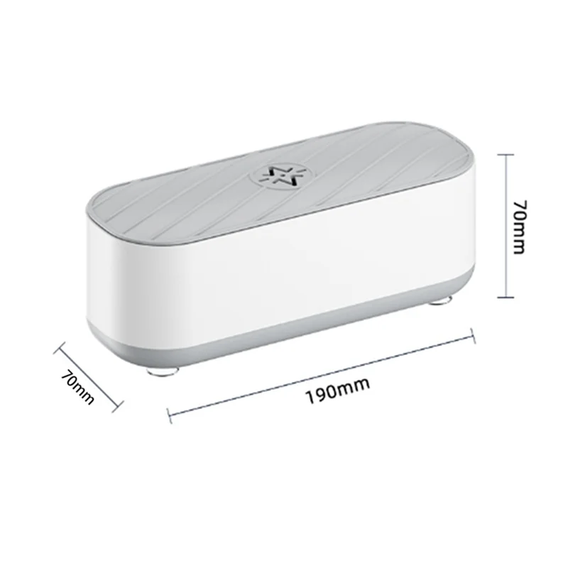 Ultrasonic Jewelry Cleaner, Portable Low Noise Ultrasonic Machine for All Jewelry, Eyeglass, Watches, Coins, Razors-LITE