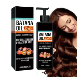 Hair Growth Shampoo Batana Oil Repairing Nourishing Natural Shampoo Scalp Cleansing Shampoo Hair Care 100ml