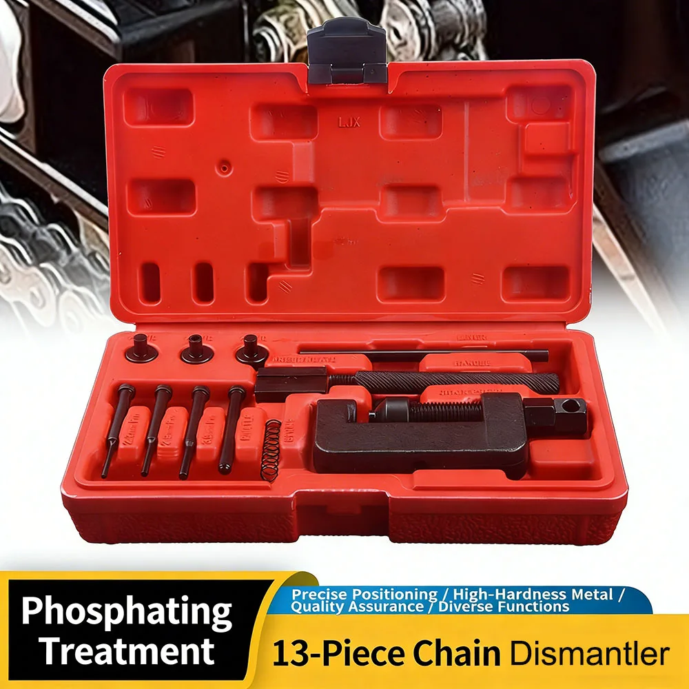 

Мощный инструмент для разъединения цепей мотоциклов, велосипедов, квадроциклов, съемник пальцев цепи, углеродистая сталь, оптовая продажа с завода