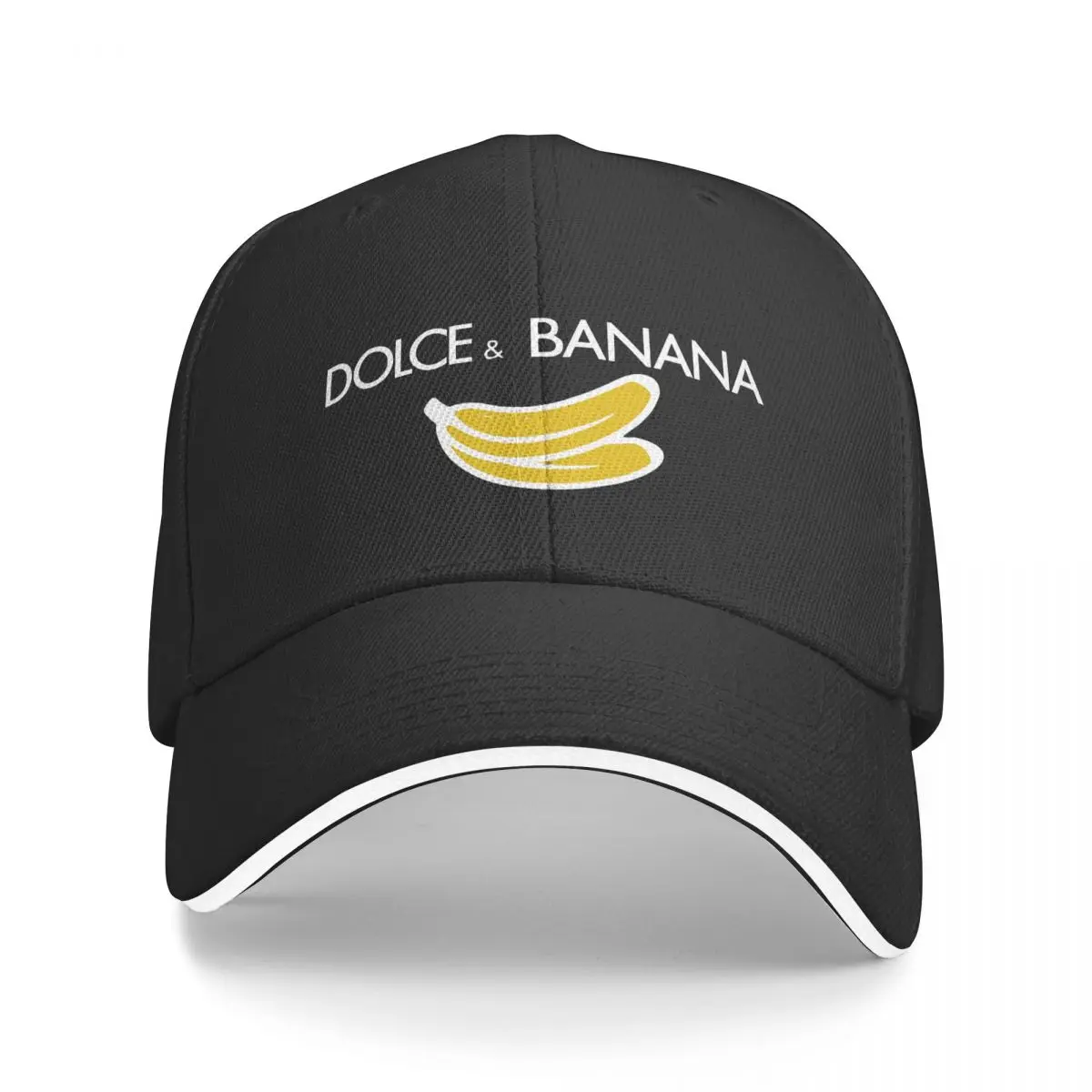 

Dolce And Banana Logo Baseball Cap Solid Cotton Adjustable Baseball Hat Casquette