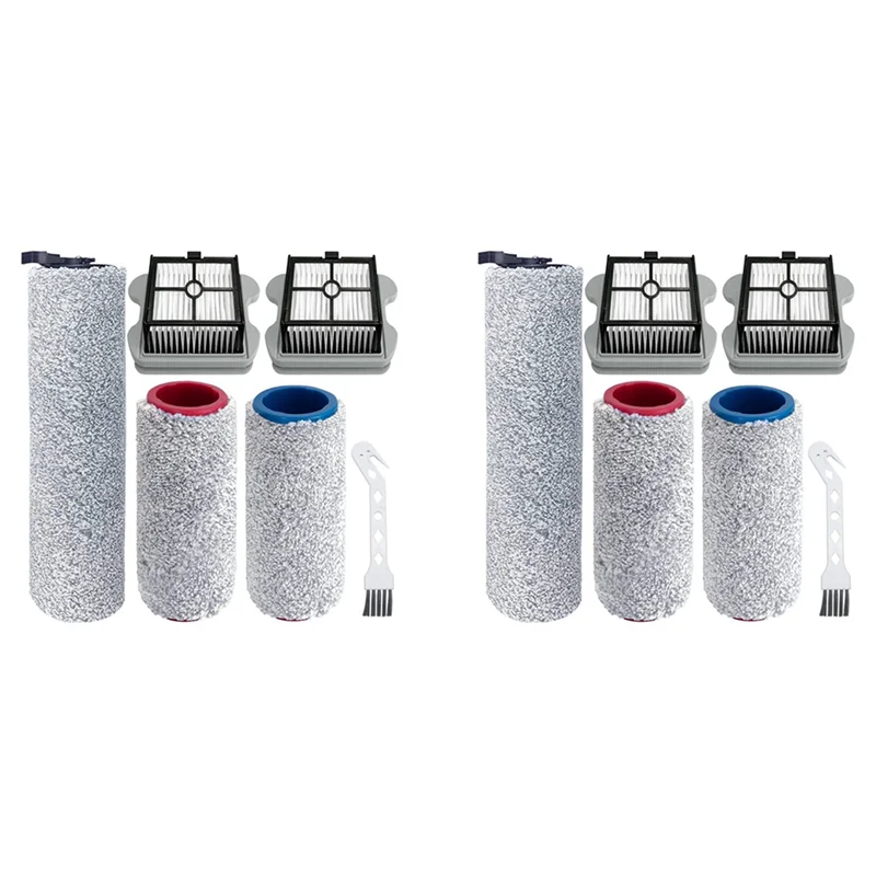 

【Price-Drop!】2 Set Replacement Parts Roller Brush HEPA Filters Compatible For Roborock Dyad U10 Wet And Dry Vacuum Cleaner