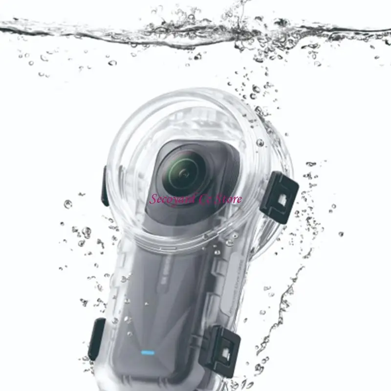 

N3UC Cameraera Diving Case for X5 50m Waterproof Shockproof Protections for 360 Action Camera Lens