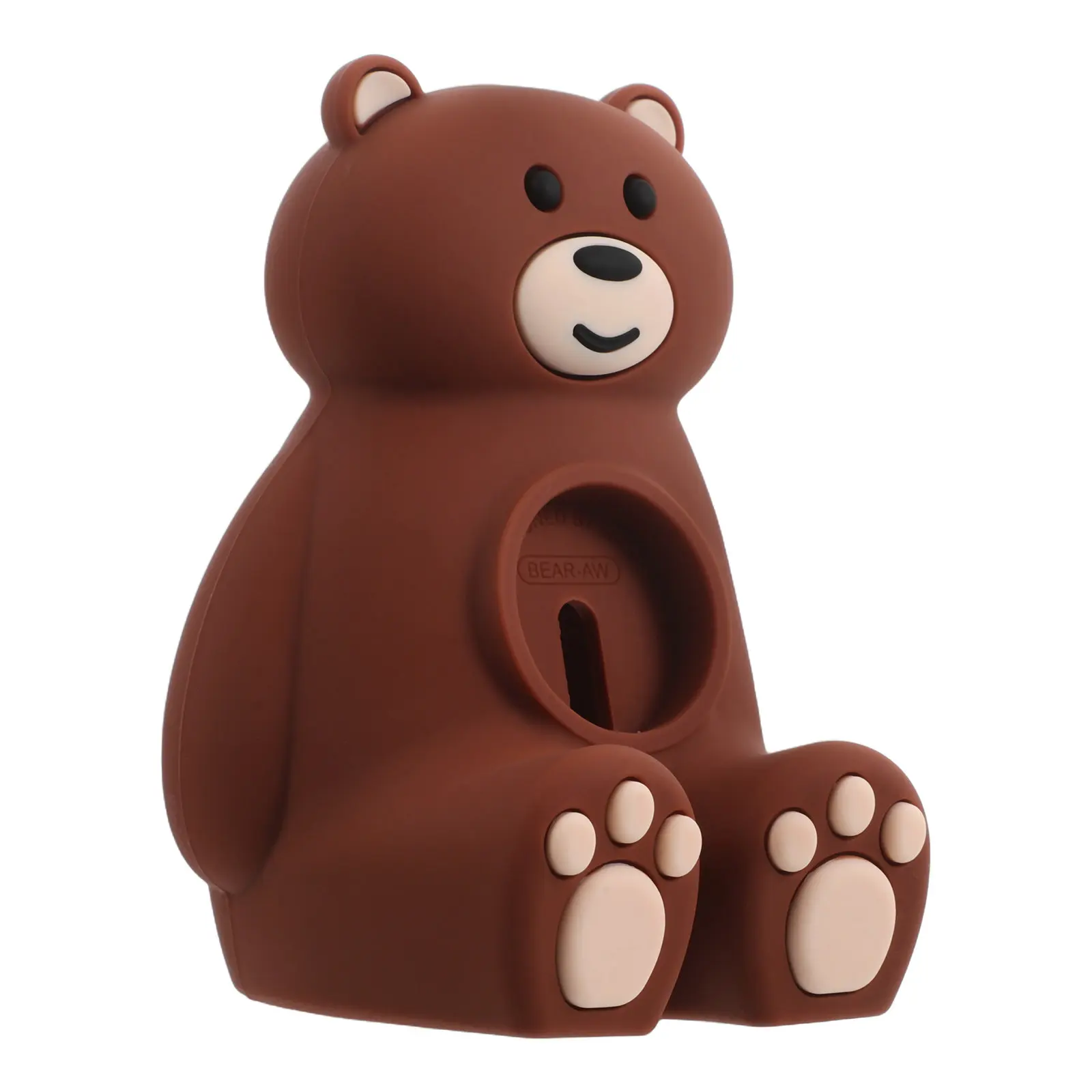 

Креативная подставка для зарядки часов в форме медведя, силиконовая подставка для смарт-часов, вертикальная док-станция для рабочего стола, офиса