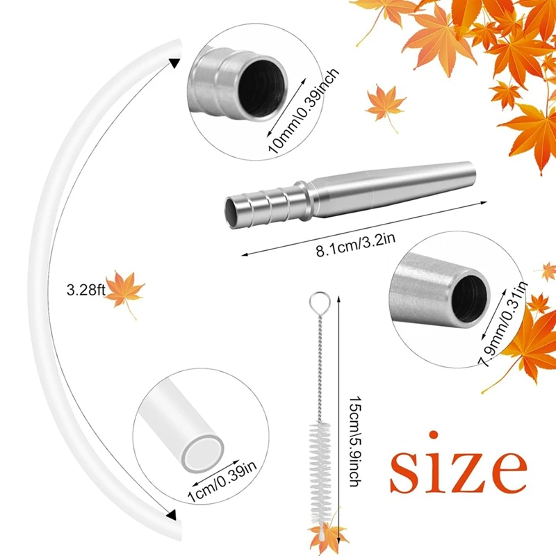 New 304 Stainless Steel Maple Faucet Tip Maple Syrup Tapping Kit Maple Syrup Synthetic Filter Trunk Faucet